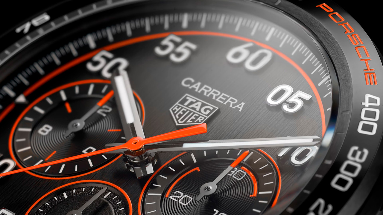 Tag Heuer Carrera Porsche Orange Racing