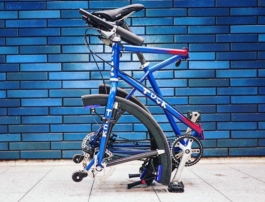 El diseño de lujo de la bicicleta de ruedas plegables